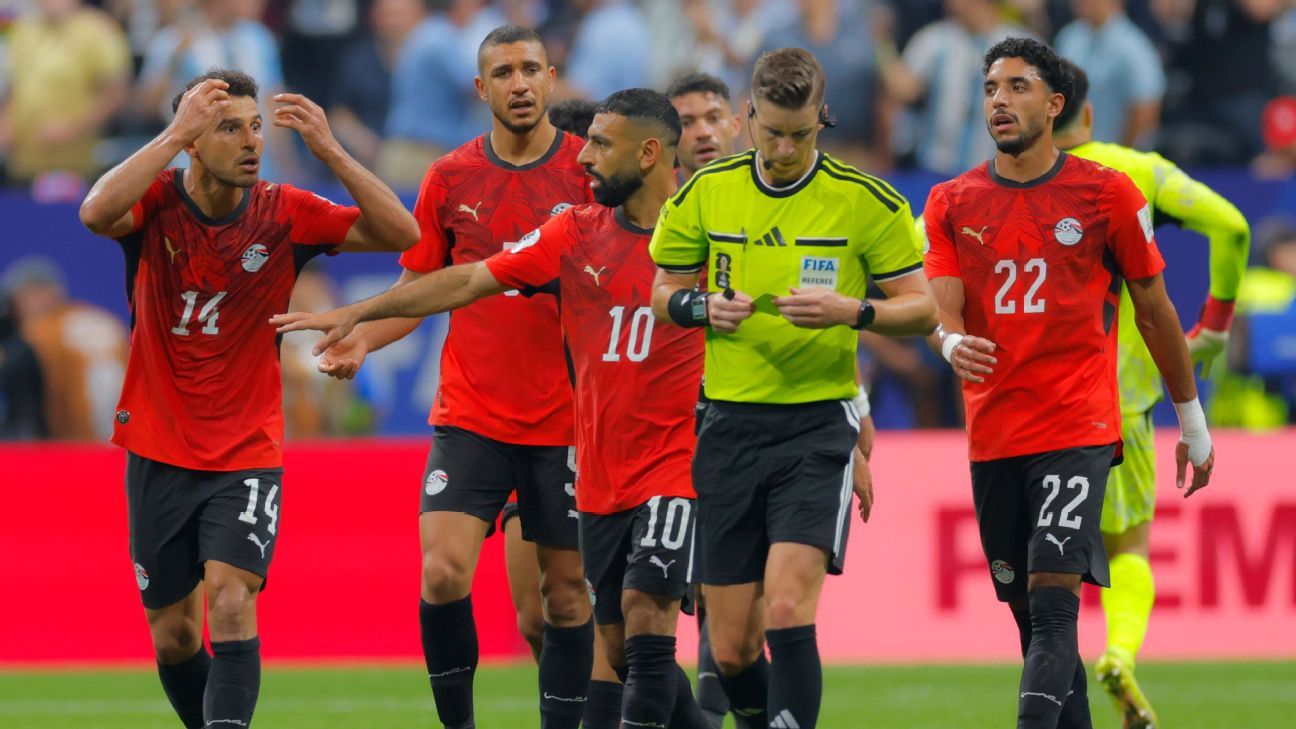Egypt bemoan 'injustice' after Argentina defeat