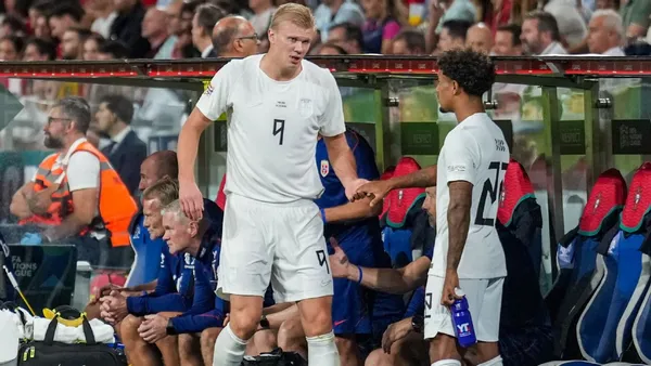 img of Haaland sparks injury fear, asked to be subbed