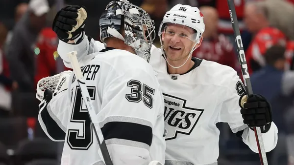 Kings secure long-awaited first win, lose Byfield to...