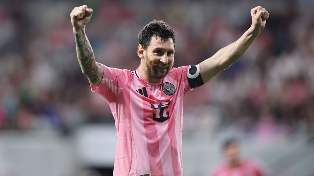 img of Messi scores 4 as Inter Miami net 7 in record win