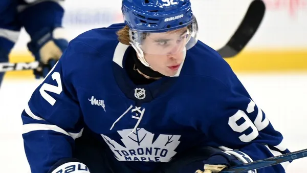 img of No. 1 overall pick McKenna, 18, makes NHL debut in...