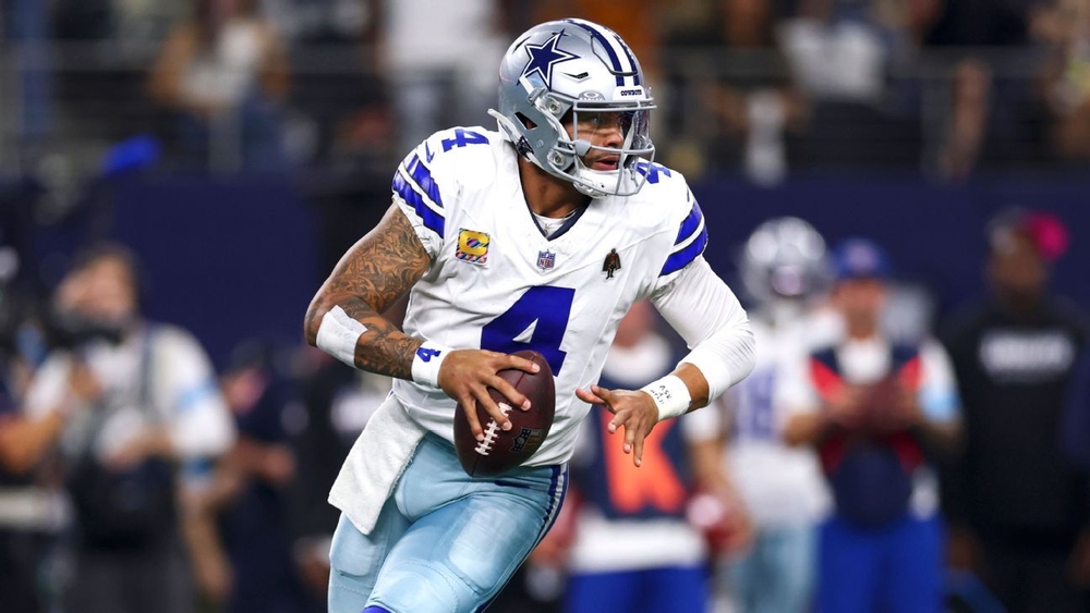 img of Prescott irked by stadium worker's callout after...