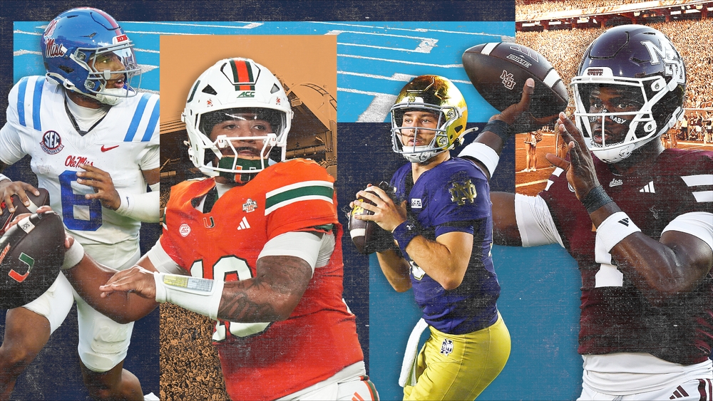 img of QB rankings for all 68 Power 4 college football teams