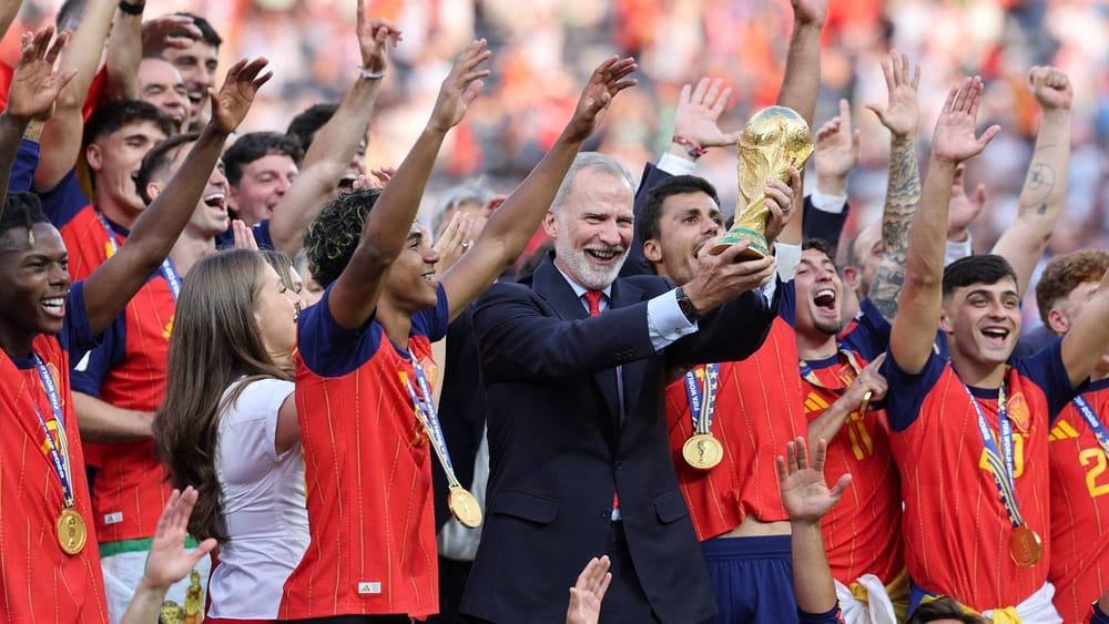 img of Spain's World Cup Heroes Received One of Soccer's Most Unusual...