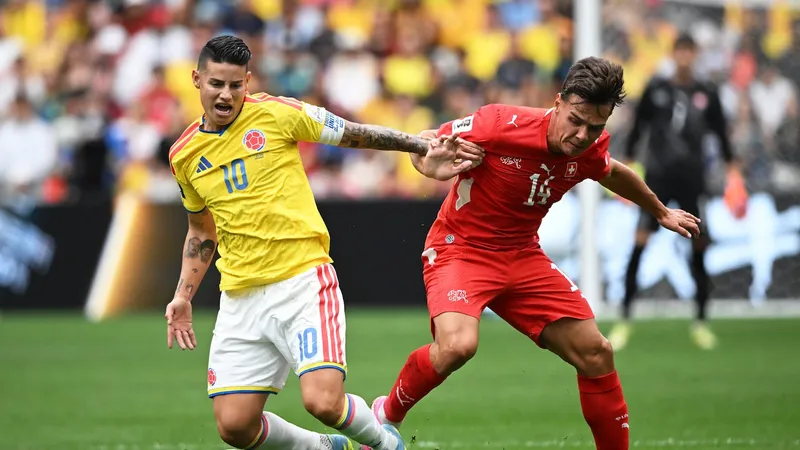 Switzerland vs Colombia live online: score, stats, goals & updates | FIF...