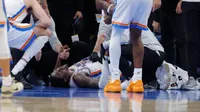 Thunder star Williams stretchered off after suffering...